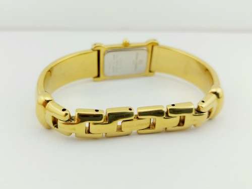 Original Vintage Michel Herbelin Gold Bangle Style Ladies Watch, Like New Condition.
