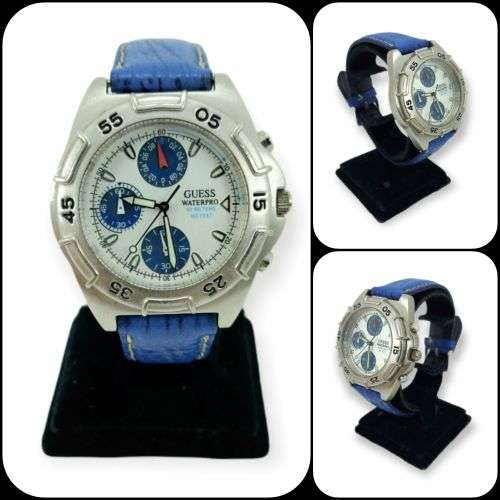 Guess Unisex Chronograph Watch, Excellent Condition, new Battery fitted