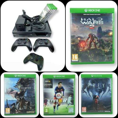 Xbox One 500gig With 3 Wireless Remotes and 4 x Games, Sold As a lot !!!