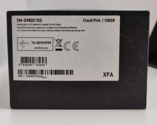 Samsung Galaxy s20, 128gig, 8gig Ram, Dual sim, Cloud Pink color, Local Stock!!!