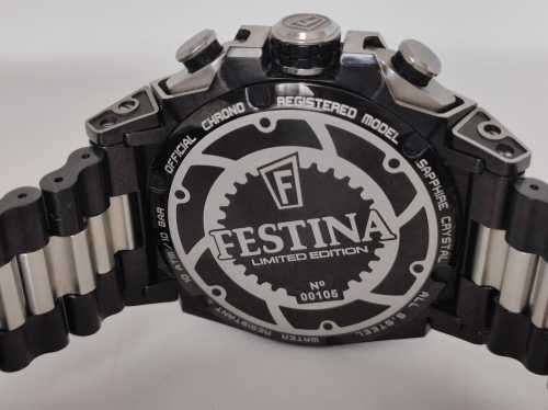 Festina Limited Edition Chronograph Watch, one of a kind, Like New Condition