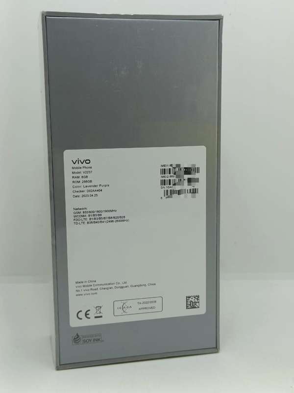 Vivo V27e, Dual Sim, 256gig, 8gig Ram, Local Stock, Still brand new sealed