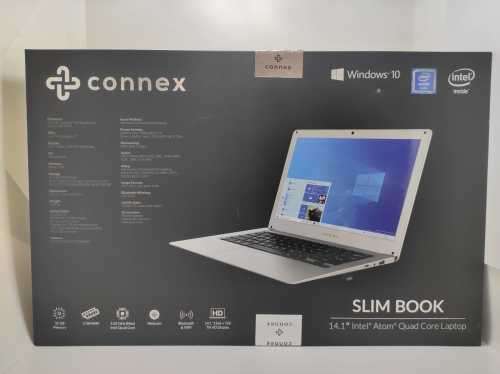Connex Slim Book Laptop, 14.1", comes with Box and Charger, see full Description!!!