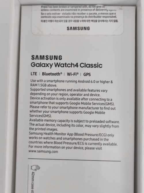 R1 Start!!!! Samsung Galaxy Watch 4 Classic, LTE, Bluetooth, WiFi and GPS, 42mm!!!