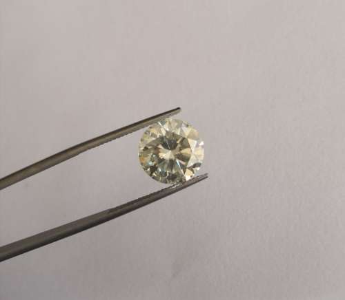 Wow!!! 4.84ct Brilliant Round Moissanite Diamond, K-M Colour, VS Clarity