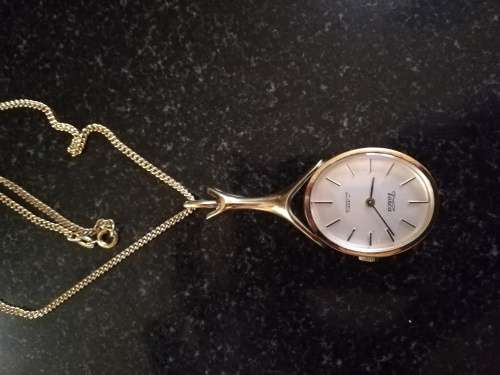 Vintage Tosca Wind up Watch on Chain Very old, mint Condition, working 100%