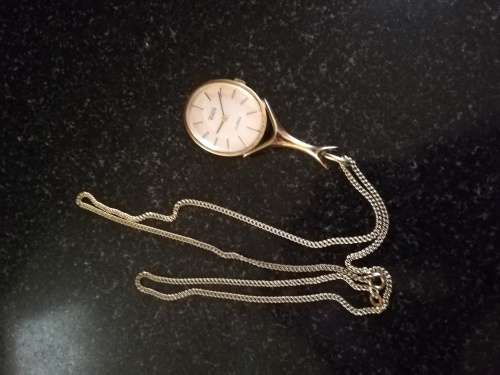 Vintage Tosca Wind up Watch on Chain Very old, mint Condition, working 100%