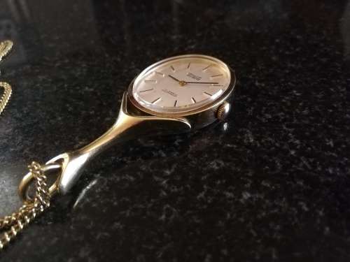 Vintage Tosca Wind up Watch on Chain Very old, mint Condition, working 100%