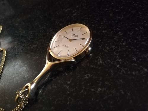 Vintage Tosca Wind up Watch on Chain Very old, mint Condition, working 100%