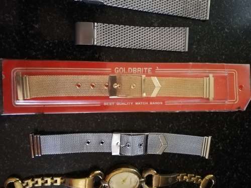 2 x Vintage ladies watches, WORKING, NEEDS BATTERIES, with lot watch straps, BID FOR ALL
