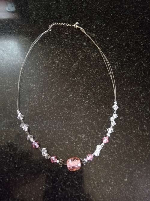 R1 Start - 2 x Vintage Necklaces with Crystal Gems As per pictures posted