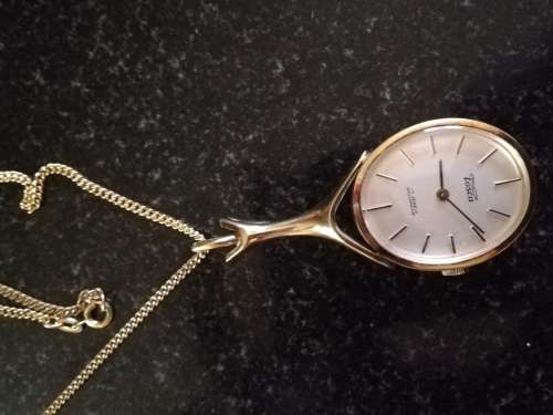 Vintage Tosca Wind up Watch on Chain Very old, mint Condition, working 100%