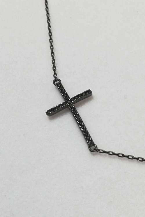 Solid 925 Silver /Black Rhodium Finish Designer Chain with Pendant & Ring,bid for both.