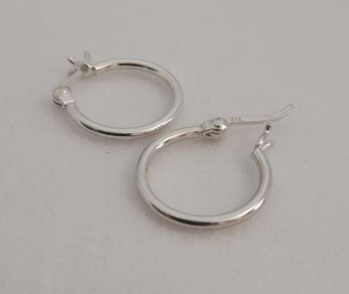 Solid 925 Sterling Silver Designer Hoop Earing Set, NOT PLATED!! Please see pictures!!