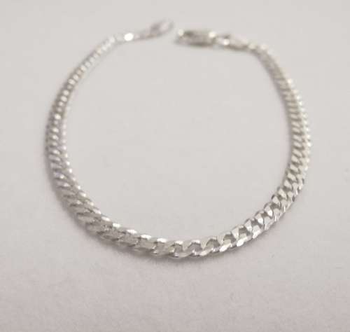 Wow!! Solid 925 Sterling Silver Designer Unisex Curb Link Style Bracelet, NOT PLATED!!