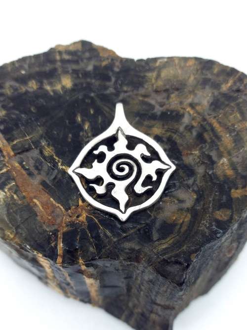 Solid 925 Silver Designer Hallmarked Handmade Pendant, one of a kind