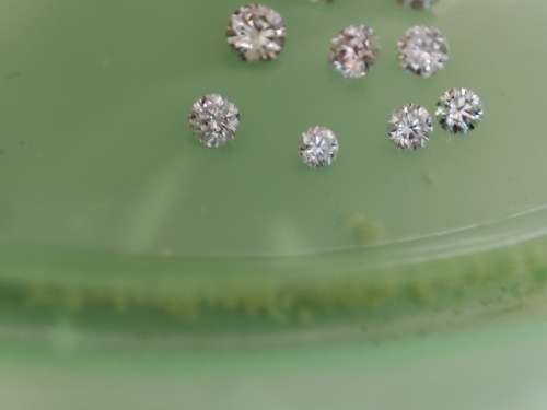 10 X Loose Natural Diamonds Lot ,+- 0.60ct, Sold As a lot, Color range G-K, Si1 - Si3