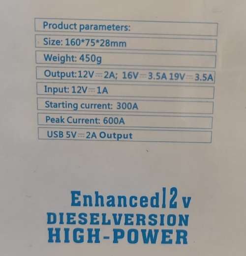 High Power Automobile Emergency Mobile Power Supply, High Power, See full Description!!