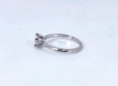 Solid 925 Silver Designer Solitaire Style Engagement Ring, Brand New, See Full Description!!