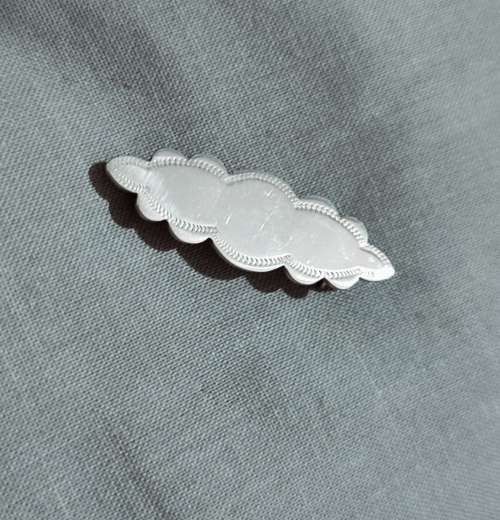 Solid Silver Vintage Baby Brooch, See full Description!!!!