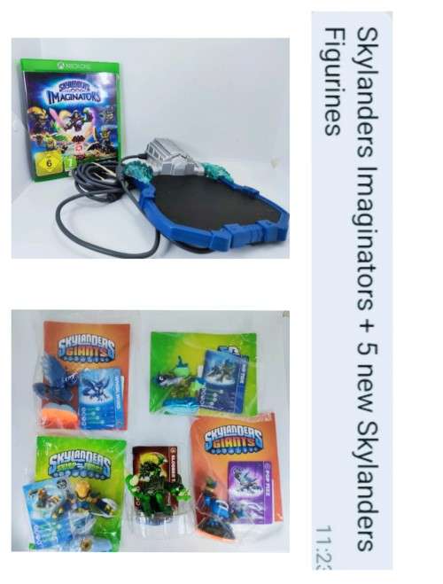 Skylanders Imaginators Game with 5 x New Skylander Figurines, Sold as a set !!!