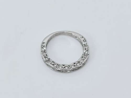 Solid 925 Silver Designer Eternity Band, Very Solidly made, Brand new!!!