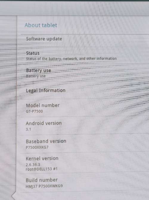 Samsung 10.1` Tablet, Model GT-P7500, SIM and WiFi, 32gig memory!!