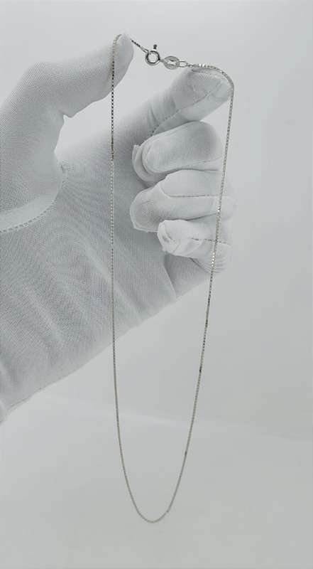 Solid 925 Silver Fine Designer Box Link Style Chain