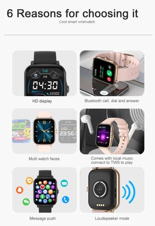 Colmi P8 Plus GT Smart Watch, Gold Color, Brand new Sealed!!!