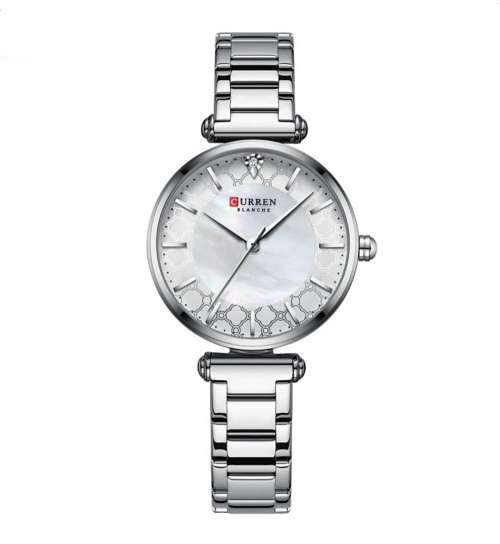 Wow!!!! Curren Ladies Designer Mother of Pearl Watch, Silver Color, Stainless Steel, Brand New !!!