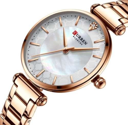 Wow!!!! Curren Ladies Designer Mother of Pearl Watch, Rose Gold Colour, Stainless Steel, Brand New!!