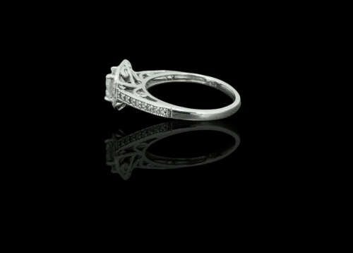 Solid 925 Silver Designer Engagement Ring, As per Pictures Posted.