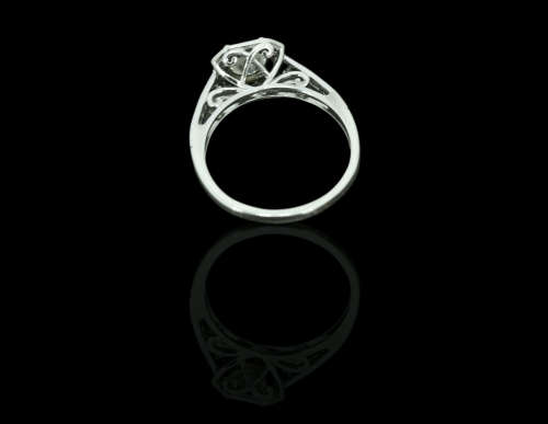 Solid 925 Silver Designer Engagement Ring, As per Pictures Posted.