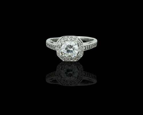 Solid 925 Silver Designer Engagement Ring, As per Pictures Posted.