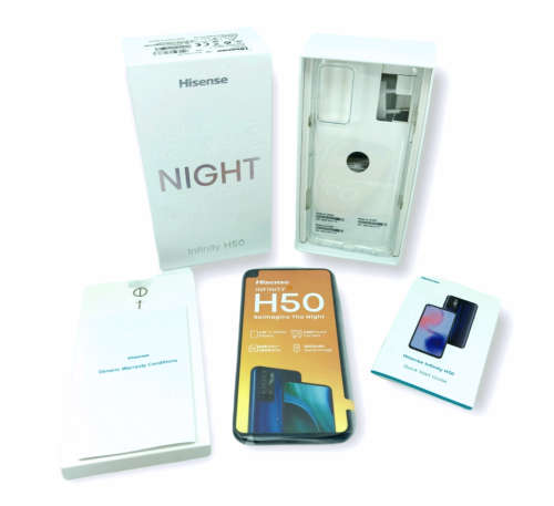 R1 Start!! Hisense Infinity Night H50 Smart phone,Brand New Sealed unit, incl. gift set