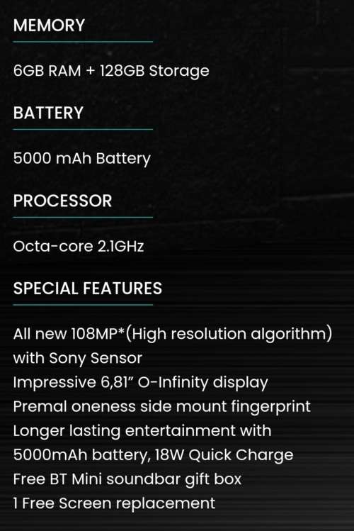 R1 Start - Brand New Hisense Infinity H50 Smartphone + Gift Set, See Description!!!