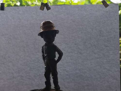 Nikon A4 landscape (A3 portrait) backdrop holder for mounting on a window to create a back-lit back
