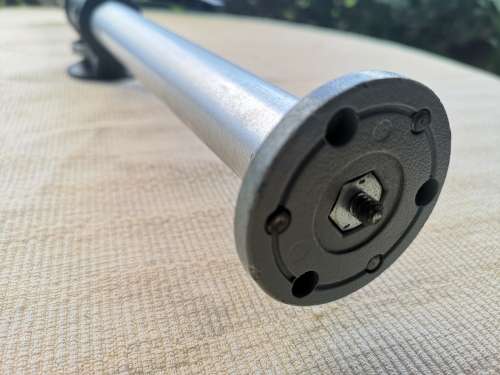Manfrotto 131 D reproduction arm with 5/8 on one side and 3/4 with 5/8 adapter on the other