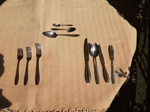 WMF  cromargan cutlery set 4 place setting 40 pieces in excellent condition.