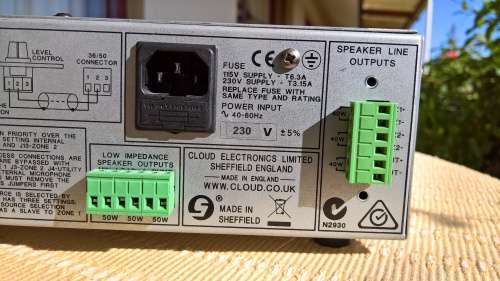 Cloud 36-50 2-zone mixer/amplifier