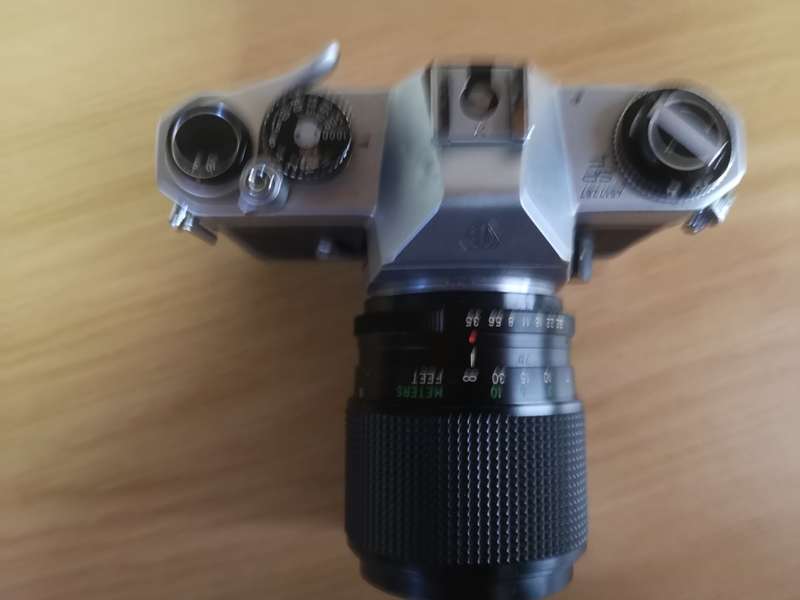 Pentax Spotmatic F with Vivitar 35-70 f/1:3.5 mm lens
