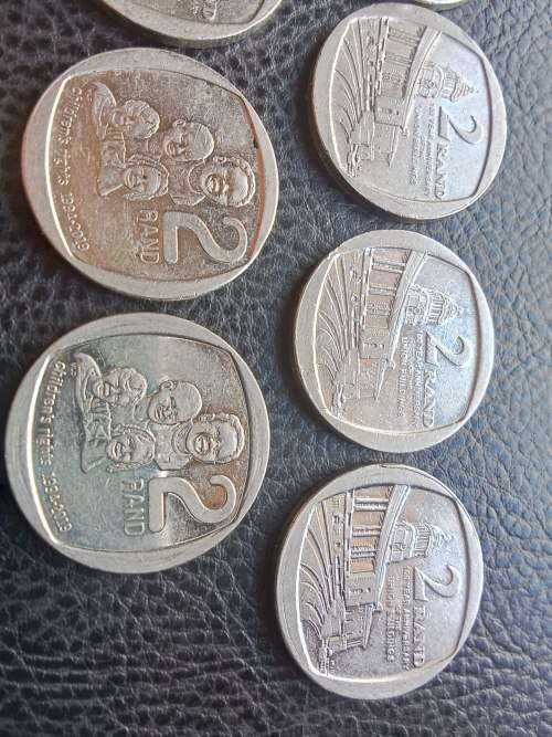 Collection Of RSA R2 Coins