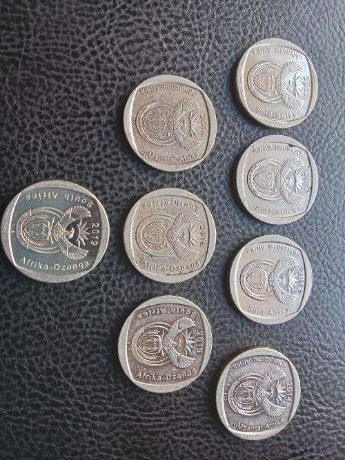 Collection Of RSA R2 Coins