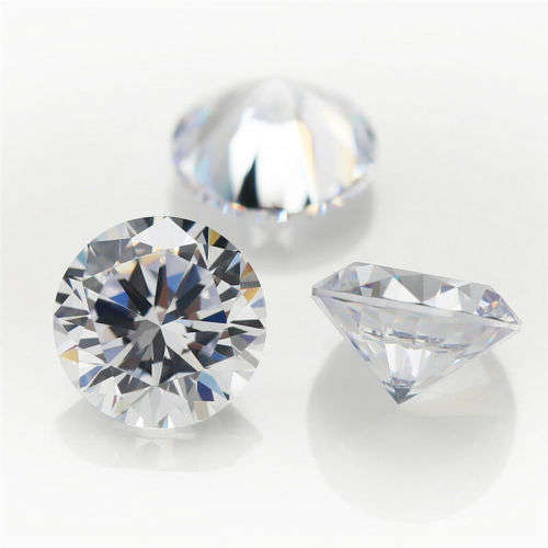 0.5CT Round White Simulated diamond *10 pieces*