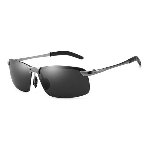 Men change color night driving glasses photochromic polarized sunglasses