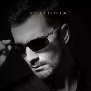 VEITHDIA Aluminum Magnesium Men`s Sunglasses Polarized Men Coating Mirror Glasses oculos Male Eyewea