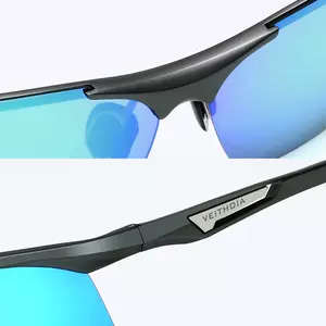 VEITHDIA Aluminum Magnesium Men`s Sunglasses Polarized Men Coating Mirror Glasses oculos Male Eyewea