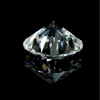 `SALE**SALE`Loose Certified 2ct Round GH colour White Moissanite with certificate