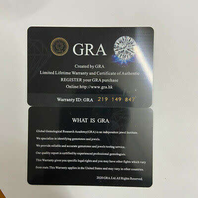 White Loose Brilliant cut 3ct Moissanite Stone GH Color Round VVS1 with GRA Certificate