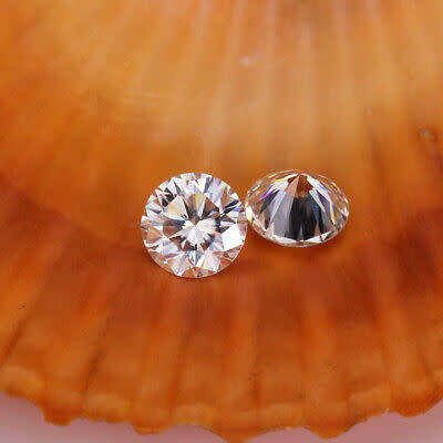 White Loose Brilliant cut 3ct Moissanite Stone GH Color Round VVS1 with GRA Certificate
